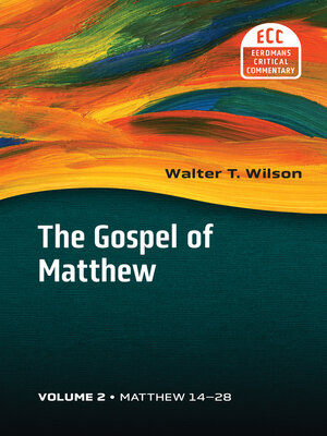 cover image of The Gospel of Matthew, Volume 2
